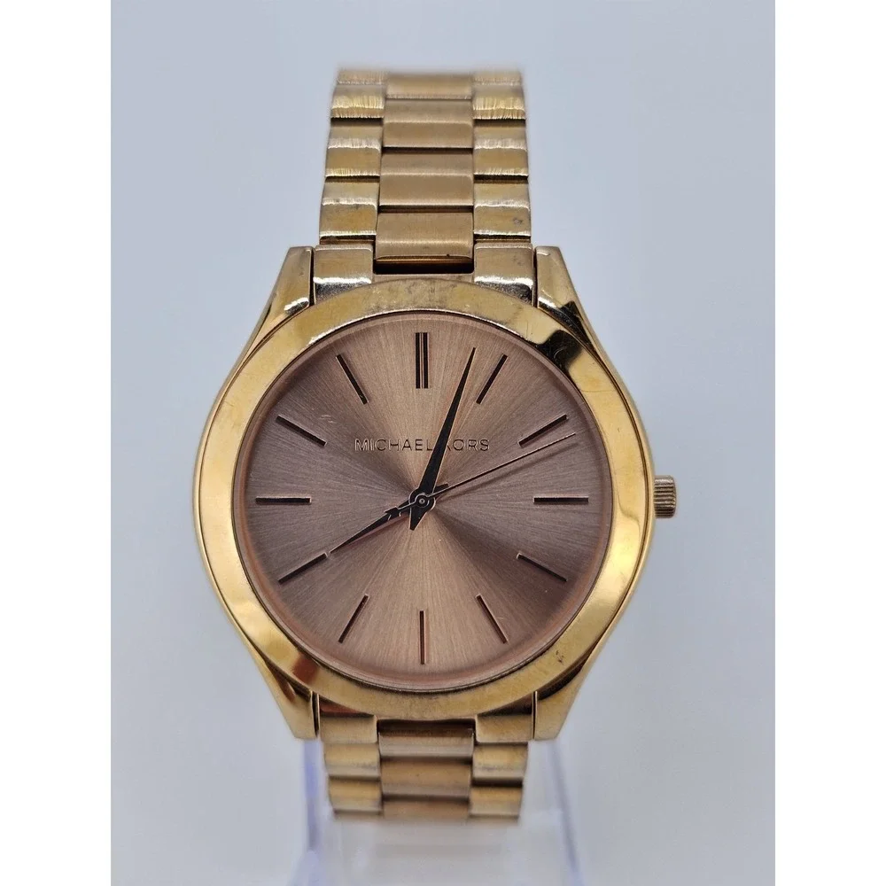 Michael Kors Women's Watch 42MM Rose Gold Dial Rose Gold Bands‎ 7